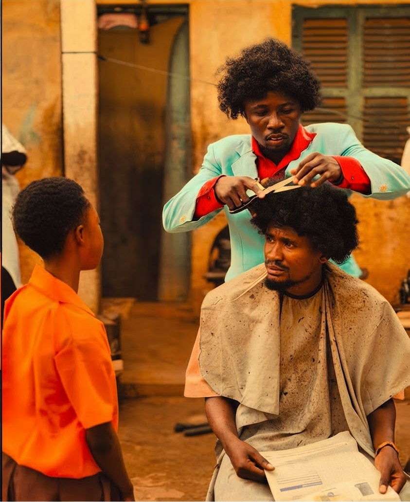 Behind the scenes still from the showreel